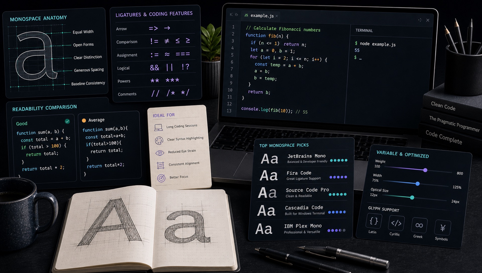 The 10 Best Monospace Fonts for Developers in 2025 blog cover