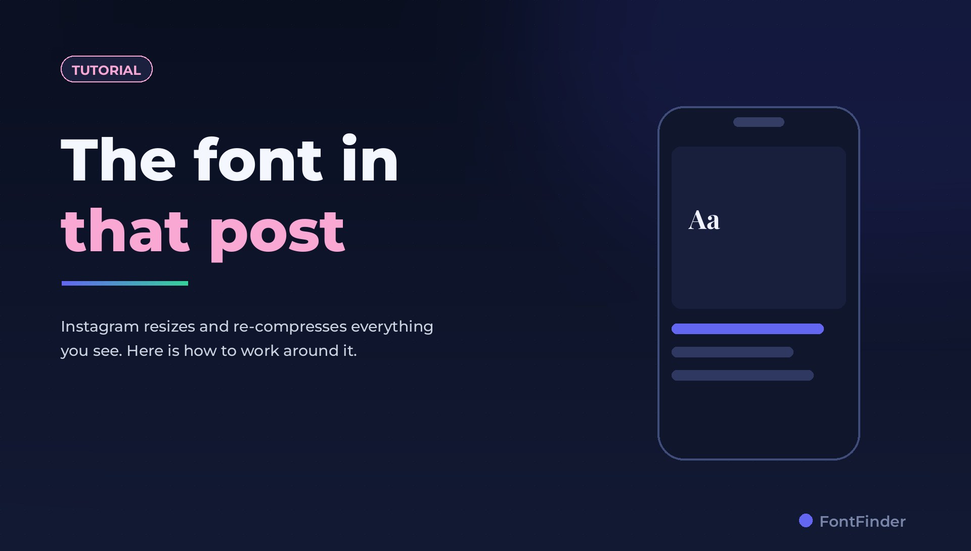 How to Identify a Font in an Instagram Post or Story blog cover