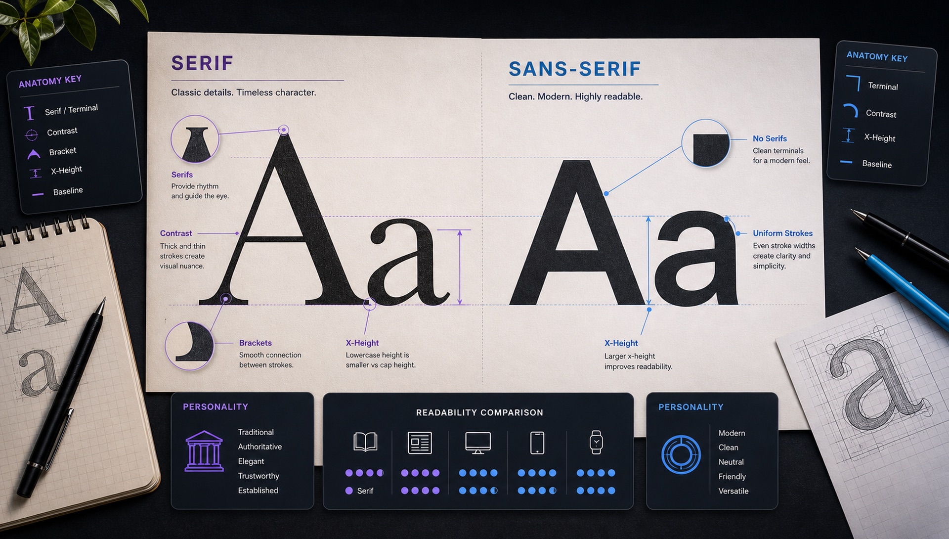 Serif vs Sans-Serif: How to Choose the Right Font for Your Project blog cover